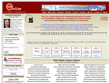 Tablet Screenshot of pdhonline.com